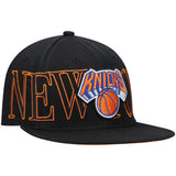 Men's Mitchell & Ness Black New York Knicks Winner Circle Snapback Hat - Pro Jersey Sports