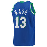 Men's Dallas Mavericks Steve Nash Mitchell & Ness Blue 1998-99 Hardwood Classics Swingman Jersey - Pro Jersey Sports