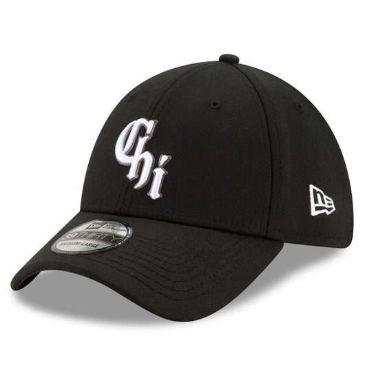 Men's Chicago White Sox New Era Black City Connect 39THIRTY Flex Hat