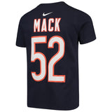 Youth Chicago Bears Khalil Mack Nike Navy Player Pride Name & Number Performance T-Shirt - Pro Jersey Sports