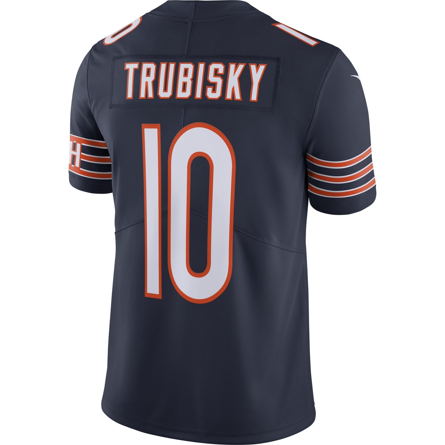 Men's Chicago Bears Mitchell Trubisky Nike Navy NFL 100th Season Limited Jersey