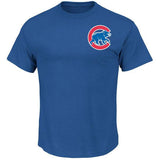 Men's Big & Tall Chicago Cubs Majestic Royal New Wordmark T-Shirt - Pro Jersey Sports