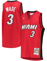 Youth Miami Heat Dwyane Wade Mitchell & Ness Red 2005-06 Hardwood Classics Jersey - Pro Jersey Sports