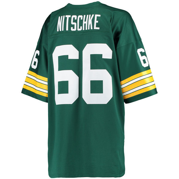 Mens Green Bay Packers Ray Nitschke Mitchell & Ness Green Replica Retired Player Jersey