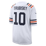 Men's Chicago Bears Mitchell Trubisky Nike White Alternate Classic Game Jersey - Pro Jersey Sports