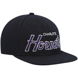 Charlotte Hornets Team Script 2.0 Mitchell & Ness Snapback Hat - Pro Jersey Sports