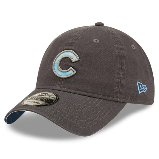 Men's Chicago Cubs New Era Graphite 2022 Father's Day 9TWENTY Adjustable Hat
