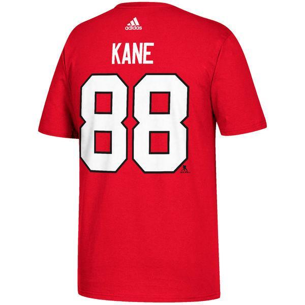 Men's Chicago Blackhawks Patrick Kane Adidas Name & Number T-Shirt