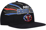 Men's Chicago Bulls Mitchell & Ness Black Hardwood Classics 1998 NBA Champions Snapback Hat - Pro Jersey Sports