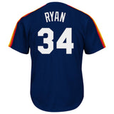 Men's Houston Astros Nolan Ryan Mitchell & Ness Navy 1988 Authentic Cooperstown Collection Mesh Batting Practice Jersey - Pro Jersey Sports