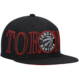 Men's Mitchell & Ness Black Toronto Raptors Winner Circle Snapback Hat - Pro Jersey Sports
