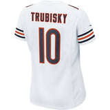 Women's Chicago Bears Mitchell Trubisky Nike White Game Jersey - Pro Jersey Sports