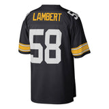 Men's Pittsburgh Steelers Jack Lambert Mitchell & Ness Black Replica Legacy Jersey - Pro Jersey Sports