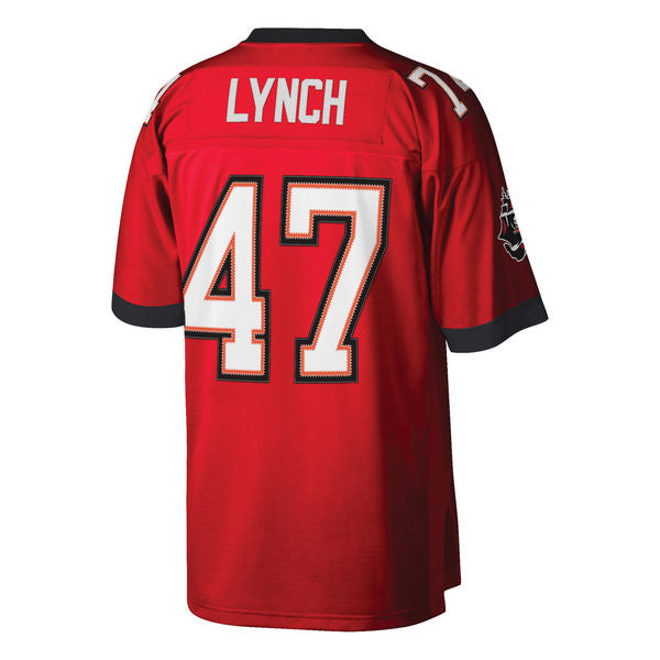 Men's Tampa Bay Buccaneers John Lynch Mitchell & Ness Red Retired Player Replica Jersey