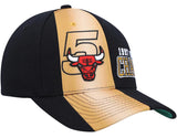 Men's Chicago Bulls Mitchell & Ness Black Hardwood Classics 1997 NBA Champions Stretch Snapback Hat - Pro Jersey Sports