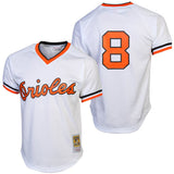 Men's Baltimore Orioles Cal Ripken Jr. Mitchell & Ness White 1985 Authentic Cooperstown Collection Batting Practice Jersey - Pro Jersey Sports