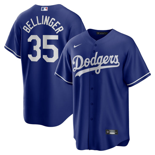 Men's Los Angeles Dodgers Cody Bellinger Nike Royal Alternate Replica Player Name Jersey