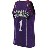 Men's Mitchell & Ness Tracy McGrady Toronto Raptors Purple 1998-99 Hardwood Classics Swingman Jersey - Pro Jersey Sports