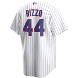 NIKE Men's Anthony Rizzo Chicago Cubs Premium Twill White Home Replica Jersey - Pro Jersey Sports