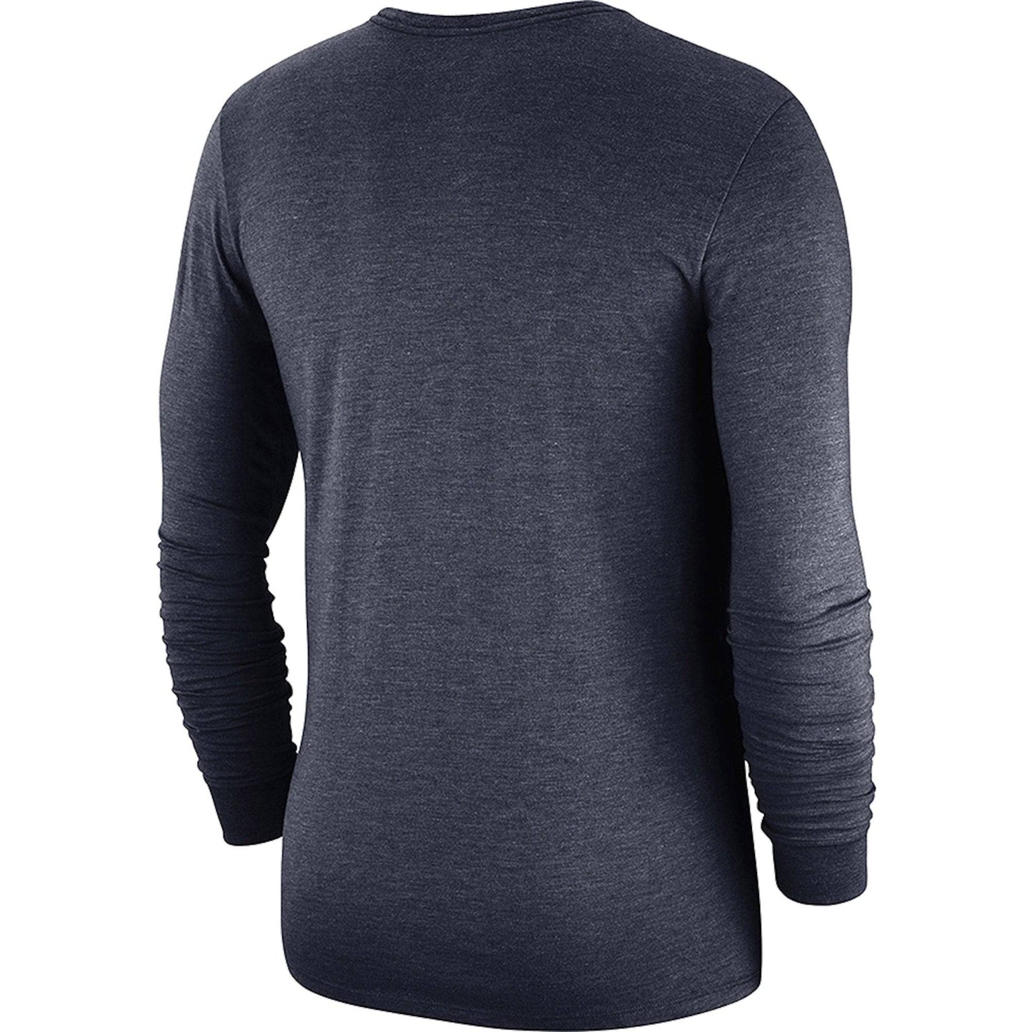 Men's Chicago Bears Nike Navy Fan Gear Crackle Historic Tri-Blend Long Sleeve T-Shirt - Pro Jersey Sports