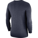 Men's Chicago Bears Nike Navy Fan Gear Crackle Historic Tri-Blend Long Sleeve T-Shirt - Pro Jersey Sports