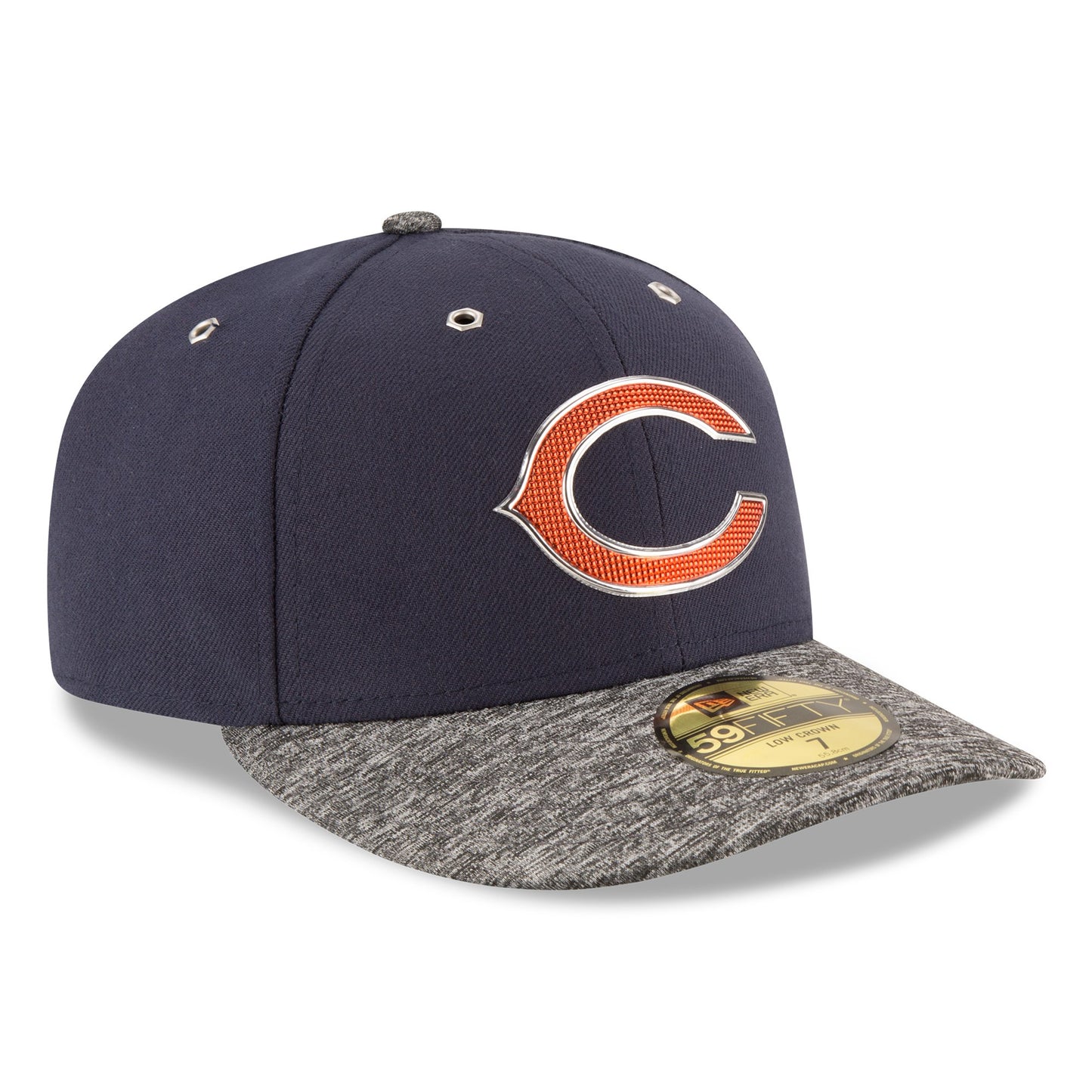 Men's Chicago Bears NFL16 New Era Navy On Stage Low Profile 59FIFTY Fitted Hat