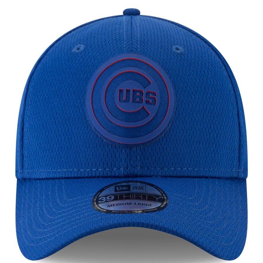 Men's Chicago Cubs New Era Royal 2019 Clubhouse Collection 39THIRTY Flex Hat
