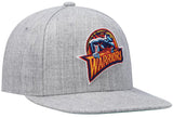 Golden State Warriors HWC Gray Heather 2.0 Mitchell & Ness Snapback Hat - Pro Jersey Sports