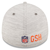 Men's Chicago Bears New Era Gray 2022 NFL Training Camp Official Coach Mascot 39THIRTY Flex Hat - Pro Jersey Sports