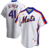 Men’s Nike Tom Seaver New York Mets Cooperstown Collection Royal Pinstripe Replica Jersey - Pro Jersey Sports
