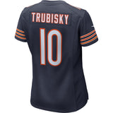 Women's Chicago Bears Mitchell Trubisky Nike Navy Game Jersey - Pro Jersey Sports