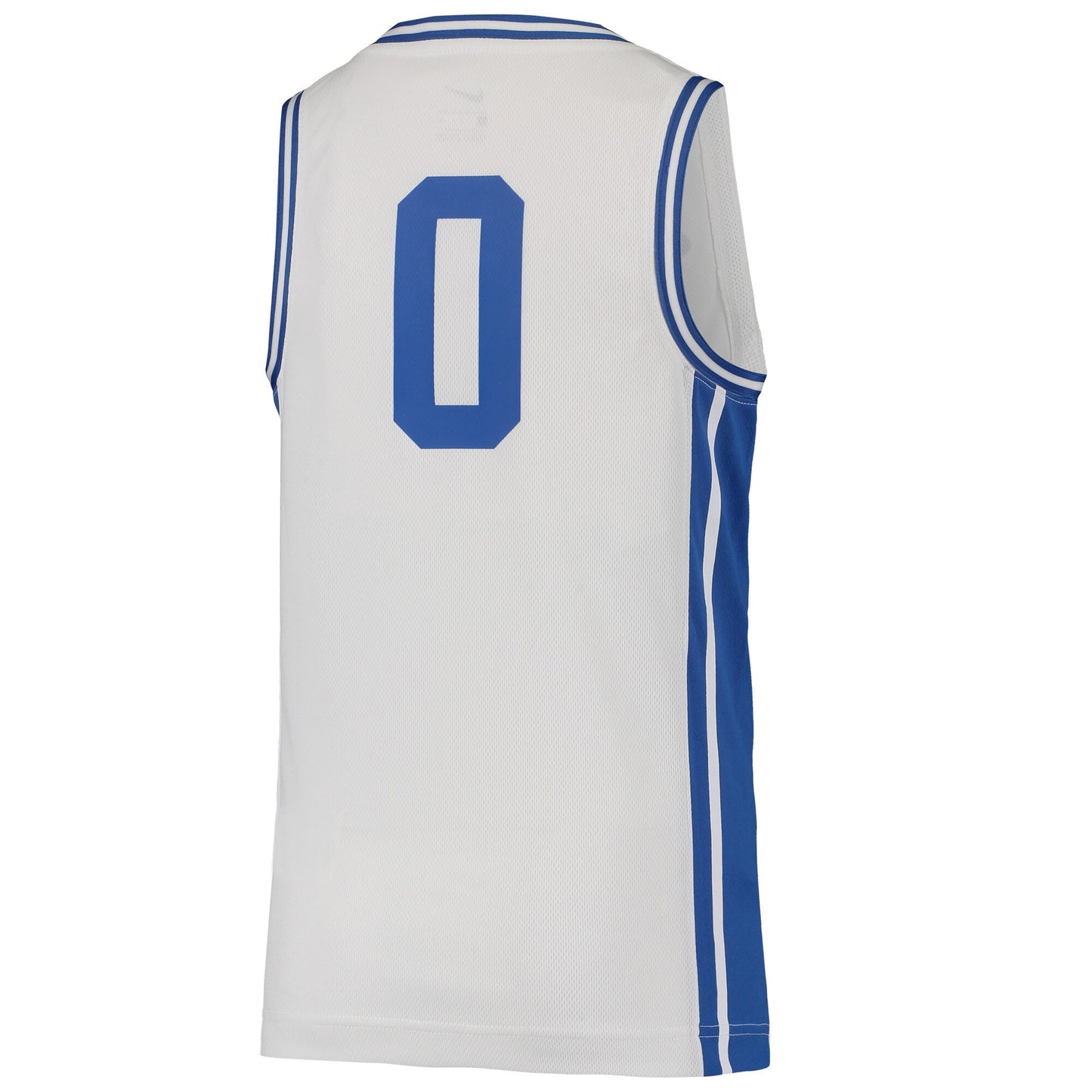 Men's Duke Blue Devils Nike Replica #0 Basketball Jersey -White
