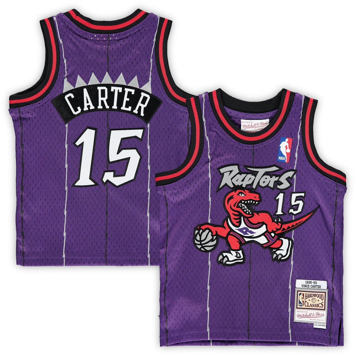 Vince Carter Toronto Raptors Mitchell & Ness Preschool 1998-99 Hardwood Classics Player Jersey - Purple