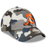 Men's Chicago Bears New Era Camo 2022 NFL Training Camp Official Script 9FORTY Adjustable Hat - Pro Jersey Sports