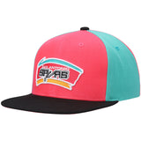 San Antonio Spurs NBA On The Block Mitchell & Ness Snapback Hat - Pro Jersey Sports