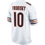 Men's Chicago Bears Mitchell Trubisky Nike White Game Jersey - Pro Jersey Sports