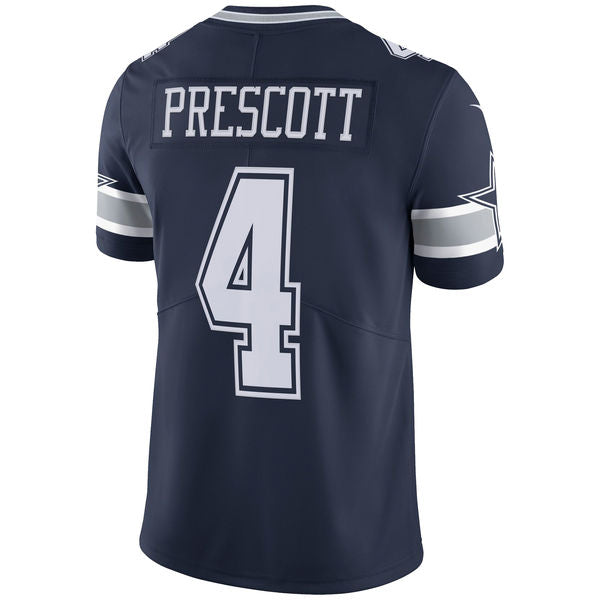 Men's Dallas Cowboys Dak Prescott Nike Navy Vapor Untouchable Limited Player Jersey