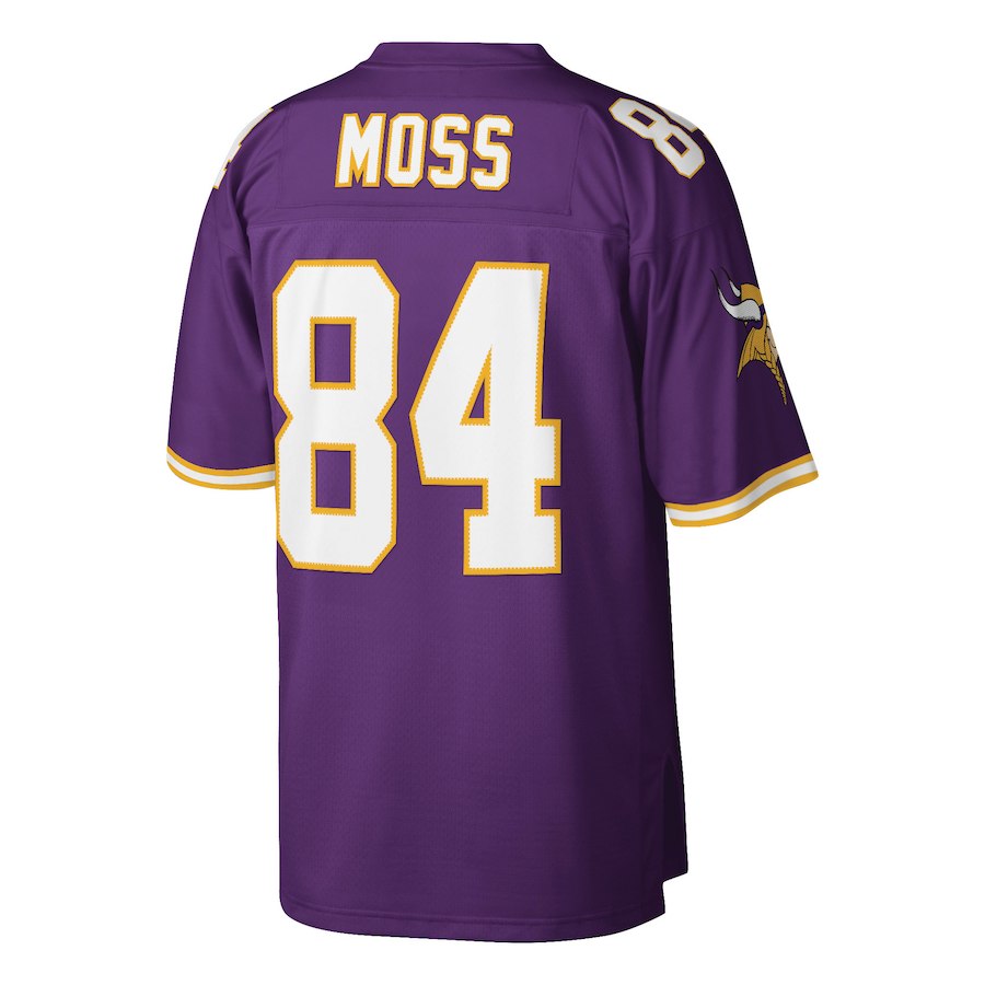 Men's Minnesota Vikings Randy Moss Mitchell & Ness Purple 1998 Legacy Replica Jersey