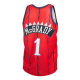 Men's Toronto Raptors Tracy McGrady Mitchell & Ness Red 1998-99 Hardwood Classics Reload 2.0 Swingman Jersey - Pro Jersey Sports