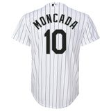 Youth Chicago White Sox Yoan Moncada White Replica Player Jersey - Pro Jersey Sports