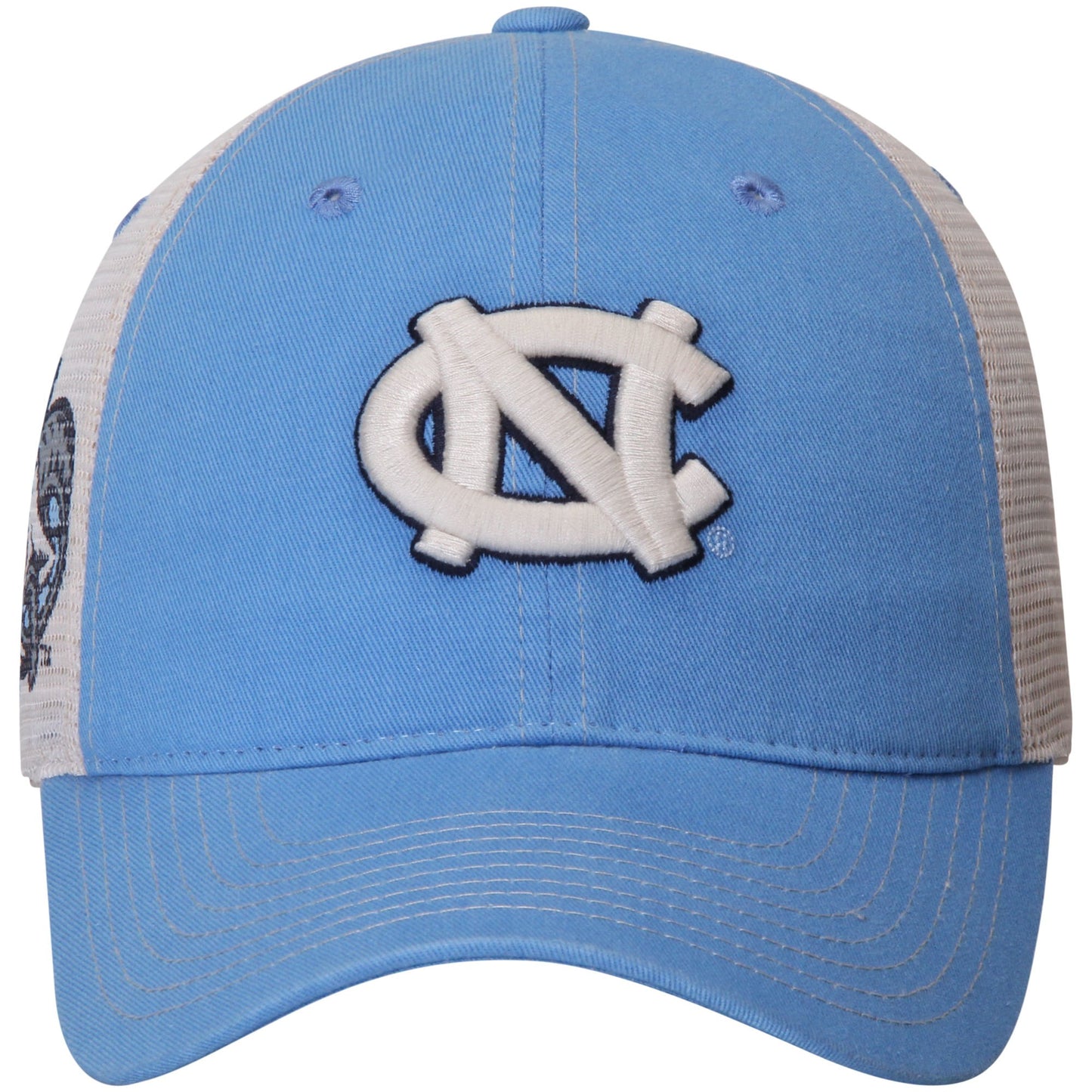 Zephyr North Carolina Tar Heels Carolina Blue Sideout Meshback Slouch Trucker Adjustable Snapback Hat