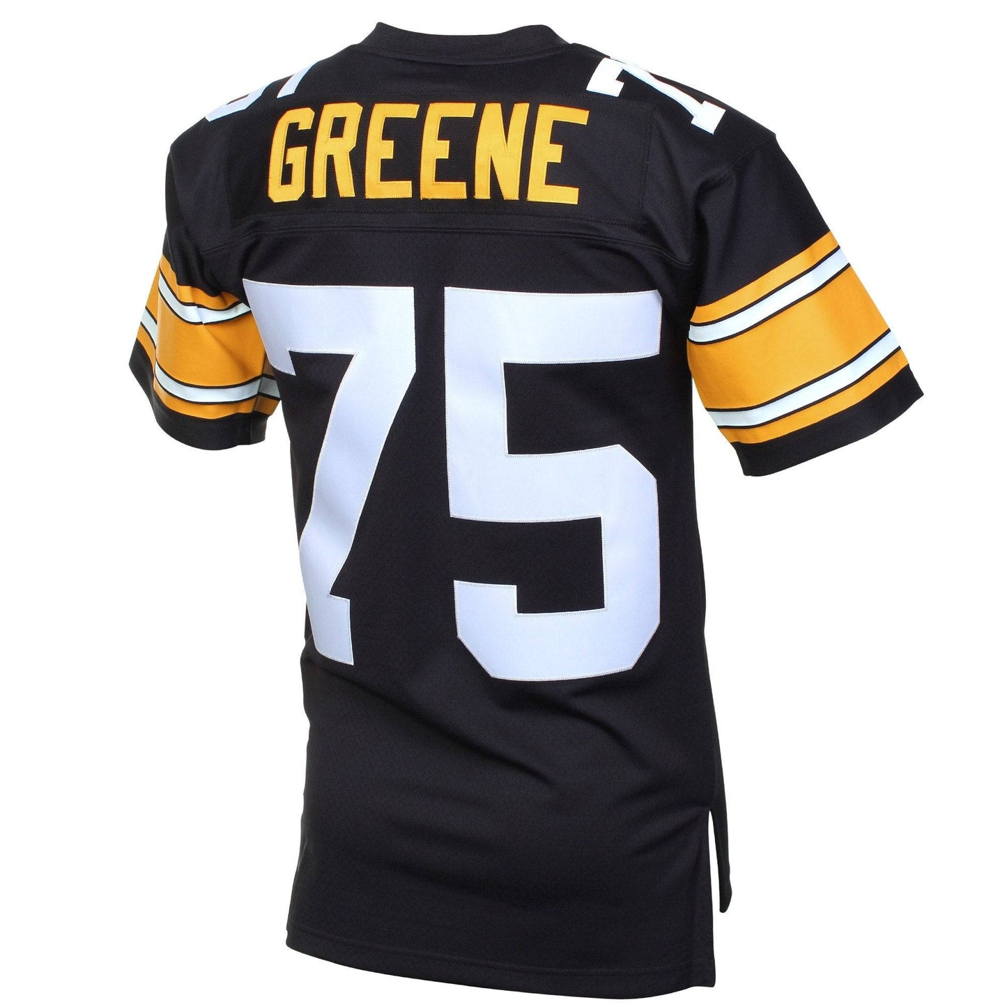 Mens Pittsburgh Steelers Joe Greene Mitchell & Ness Black Retired Legacy Replica Jersey