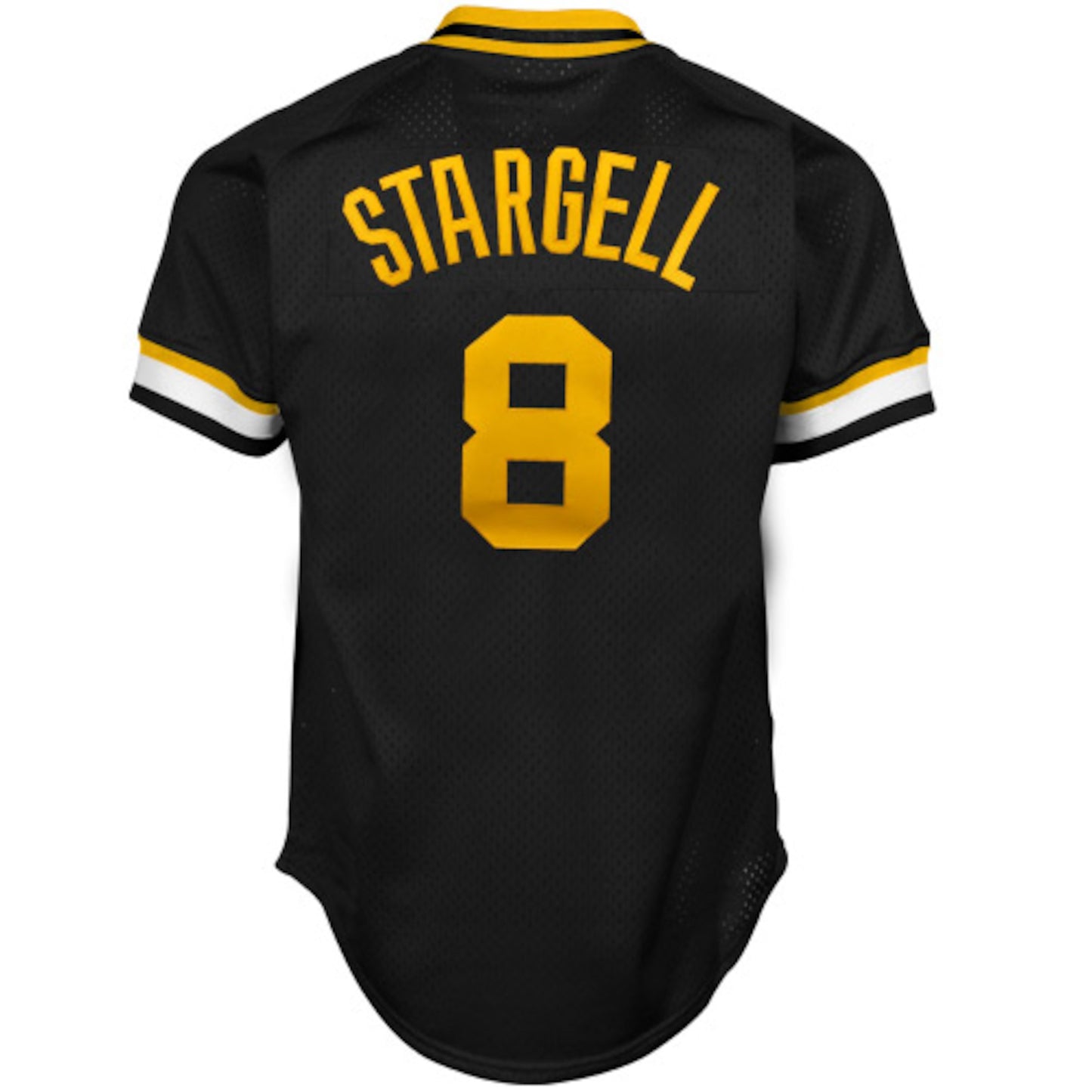 Men's Pittsburgh Pirates Willie Stargell Mitchell & Ness Black 1982 Authentic Cooperstown Collection Mesh Batting Practice Jersey