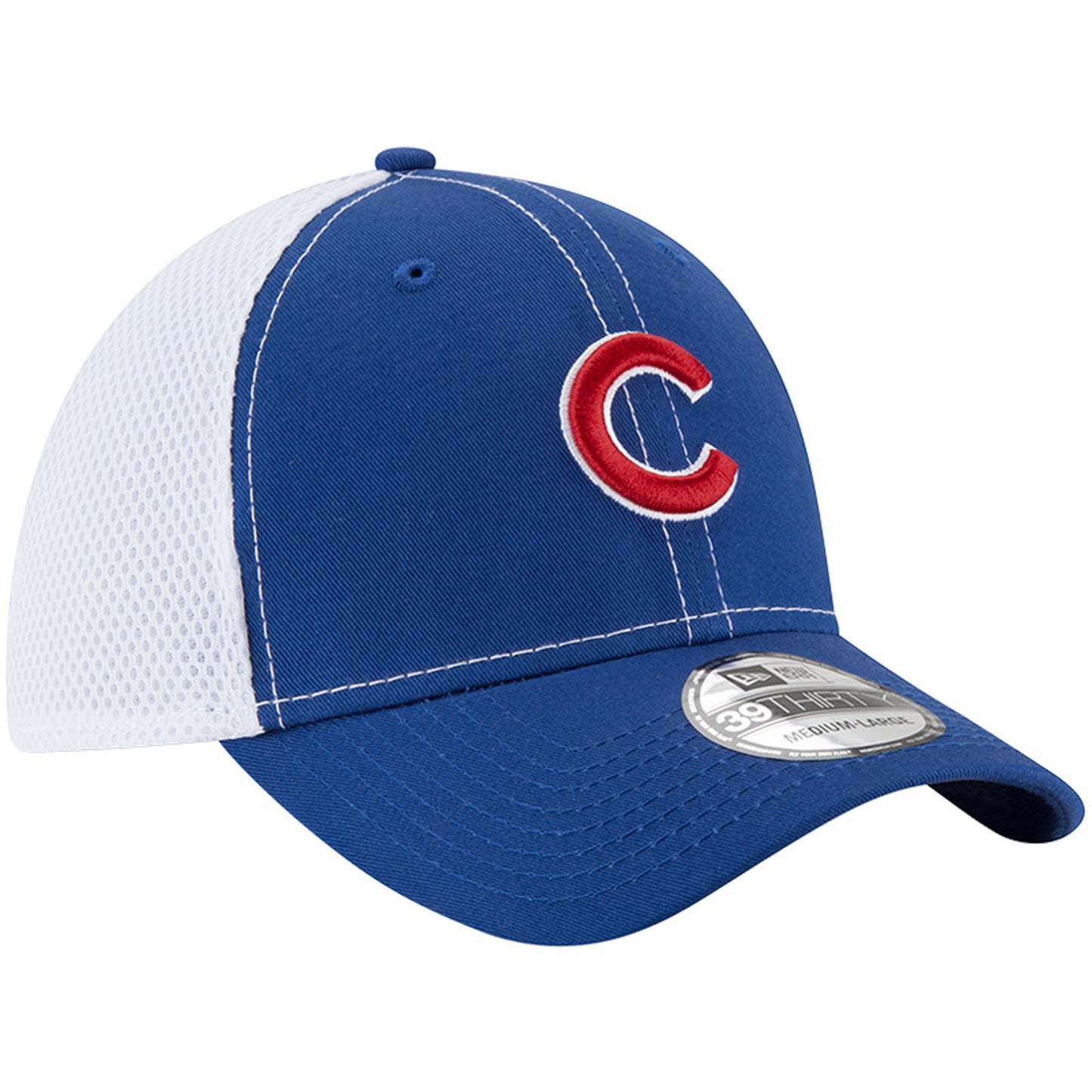 Men's Chicago Cubs New Era Royal/White Semester Neo 39THIRTY Flex Hat
