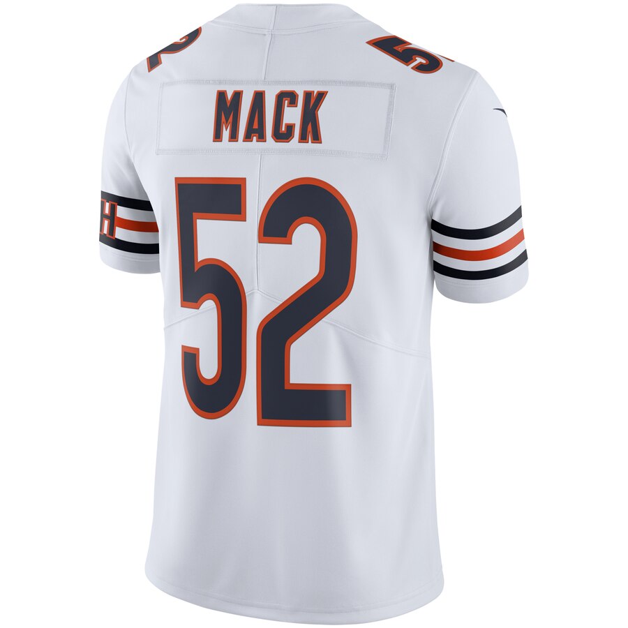 Men's Chicago Bears Khalil Mack Nike White Vapor Limited Jersey