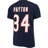 Men's Chicago Bears Walter Payton Mitchell & Ness Navy Name & Number Throwback T-Shirt - Pro Jersey Sports