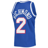 Men's Mitch Richmond Sacramento Kings 1992-93 Royal Blue Swingman Replica Jersey By Mitchell & Ness - Pro Jersey Sports