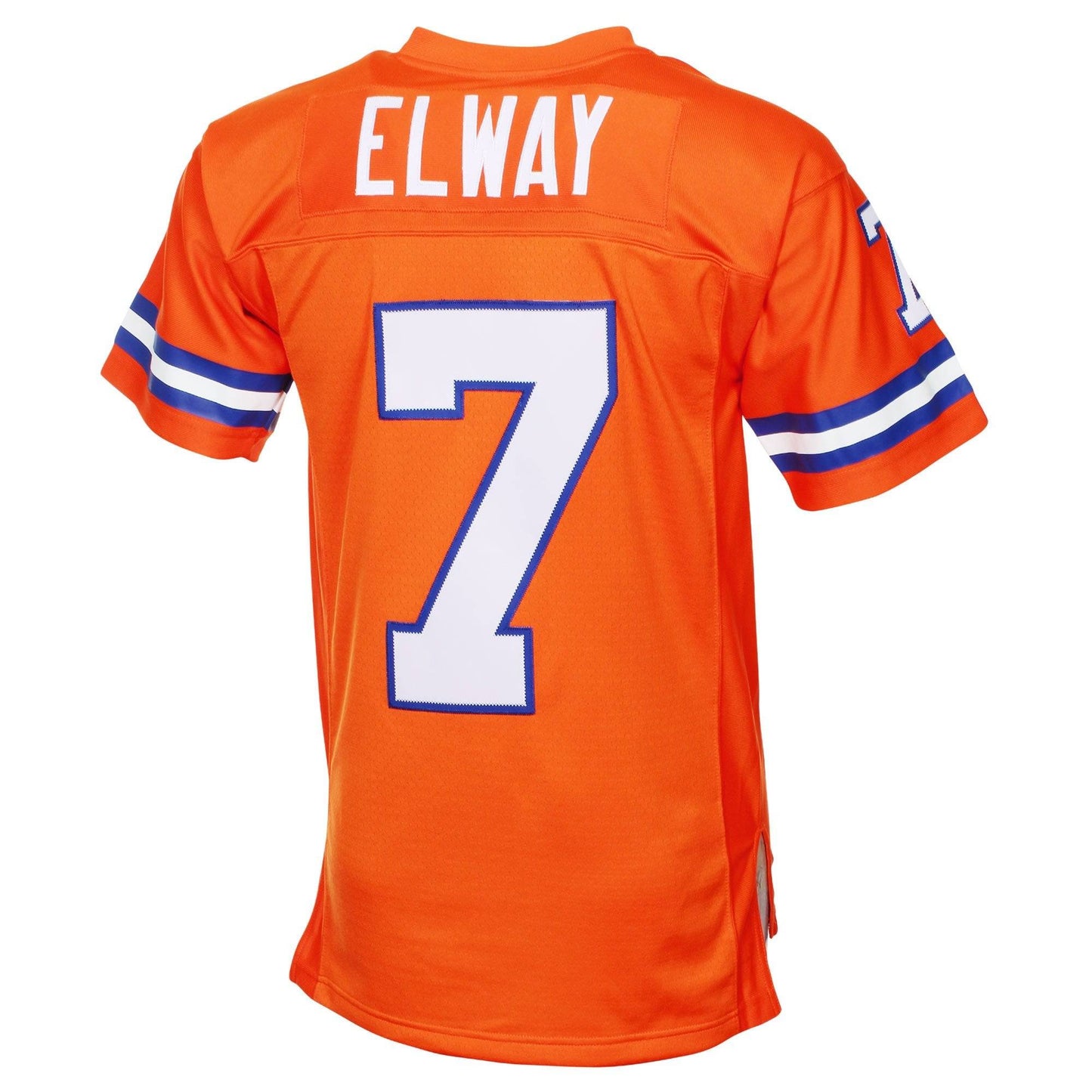 Mens Denver Broncos John Elway Mitchell & Ness Orange 1990 Legacy Replica Jersey