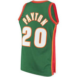 Men's Seattle SuperSonics Gary Payton Mitchell & Ness Green 1995-96 Hardwood Classics Swingman Jersey - Pro Jersey Sports