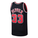 Men's Chicago Bulls Scottie Pippen Mitchell & Ness Black 1997-98 Hardwood Classics Swingman Jersey - Pro Jersey Sports